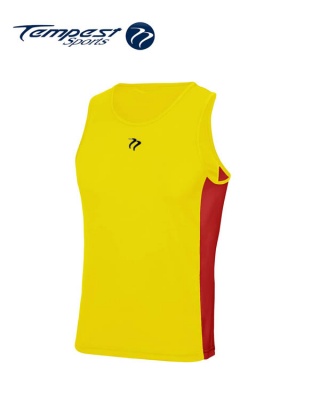 Tempest Yellow Red Men's Training Vest